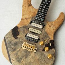 FREEDOM CUSTOM GUITAR RESEARCH HYDRA 24F 2Point -Buckeye Burl Maple Satin Natural-