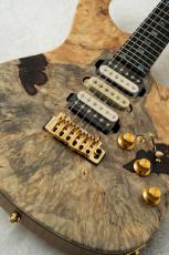 FREEDOM CUSTOM GUITAR RESEARCH HYDRA 24F 2Point -Buckeye Burl Maple Satin Natural-_4