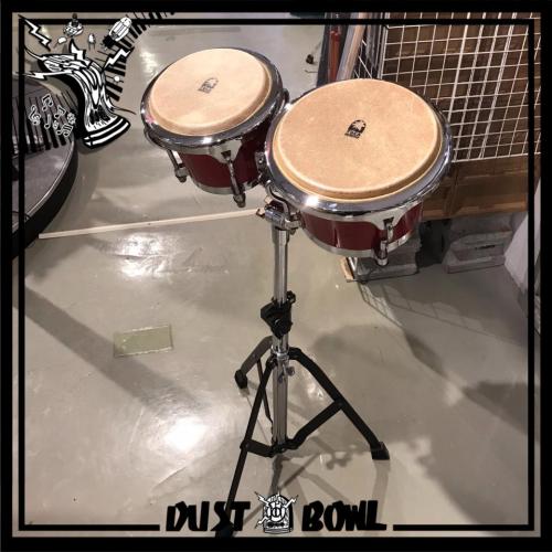 TOCA Kaman Bongos - 7" & 8 1/2 with Bongo Stand