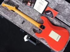 Fender Made in Japan Limited Shigeru Suzuki Stratocaster Fiesta Red_6