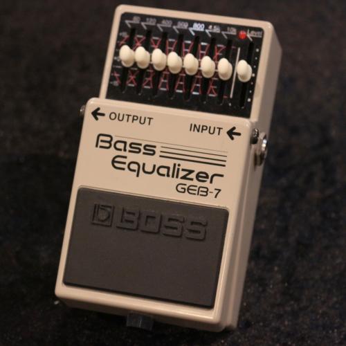 BOSS GEB-7 Bass Equalizer【ベース用7バンドグラフィックイコライザー】【美品USED】