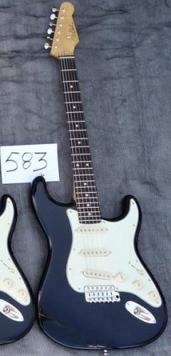 J.W.Black Guitars 【近日入荷予定】JWB-S Alder/Rose Black Aged #583 【USA製】【ご予約承り中】【ちょっとレアカラー】