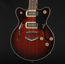 Gretsch G2655-P90 Streamliner Center Block Jr Double-Cut P90 with V-Stoptail ~Claret Burst~