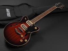 Gretsch G2655-P90 Streamliner Center Block Jr Double-Cut P90 with V-Stoptail ~Claret Burst~_2