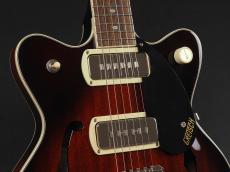 Gretsch G2655-P90 Streamliner Center Block Jr Double-Cut P90 with V-Stoptail ~Claret Burst~_4