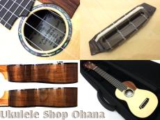 TASHIRO UKULELE [TS-SK/PG]ソプラノロングネック ジャーマンスプルース/ハワイアンコア #12899_4