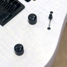 Balaguer Guitars Diablo Standard with Evertune Bridge, Satin Trans White_8