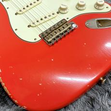XOTiC XSC-1 Fiesta Red Medium Aged w/Roasted Flame Maple Neck【特価】【旧価格!】【約3.29kg】_3