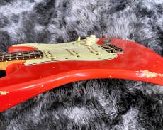 XOTiC XSC-1 Fiesta Red Medium Aged w/Roasted Flame Maple Neck【特価】【旧価格!】【約3.29kg】_10