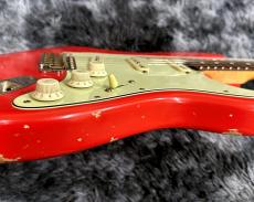 XOTiC XSC-1 Fiesta Red Medium Aged w/Roasted Flame Maple Neck【特価】【旧価格!】【約3.29kg】_11