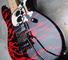 Charvel  USA Warren DeMartini Blood and Skull  + D-Tuner_7