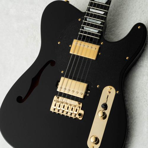 Kz Guitar Works Kz TL Trad Semi-Hollow 22 2H6 Custom -All Black-