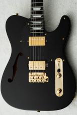Kz Guitar Works Kz TL Trad Semi-Hollow 22 2H6 Custom -All Black-_3