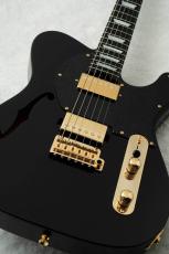 Kz Guitar Works Kz TL Trad Semi-Hollow 22 2H6 Custom -All Black-_4