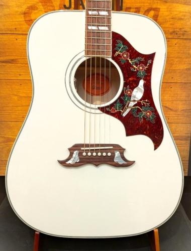 Gibson Custom Shop【ご購入特典アリ!】Dove Alpine White【限定製作モデル】【白く輝くダヴ】【48回払い無金利】