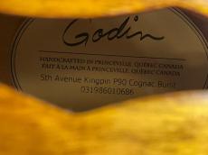 Godin 5th Avenue Kingpin P90 Cognac Burst_8