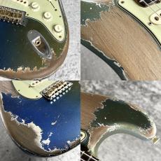 Fender Custom Shop MBS 1961 Stratocaster Heavy Relic Daker Lake Placid Blue by Dale Wilson ≒3.45kg_3