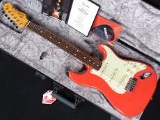 Fender Made in Japan Limited Shigeru Suzuki Stratocaster Fiesta Red_2