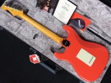 Fender Made in Japan Limited Shigeru Suzuki Stratocaster Fiesta Red_6