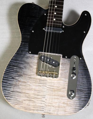 Kanade SOUND DESIGN 【Elixir弦付属】KTL-AS Hollow FM Rosewood/Fade Black & See Through White #00389【3.06kg】