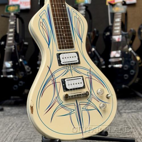 Asher Guitars 【中古特価市】 Electro Hawaiian Junior Lap Steel ''Mod.'' -White with Pinstripe- 2000年代頃製