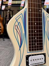 Asher Guitars 【中古特価市】 Electro Hawaiian Junior Lap Steel ''Mod.'' -White with Pinstripe- 2000年代頃製_6
