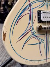 Asher Guitars 【中古特価市】 Electro Hawaiian Junior Lap Steel ''Mod.'' -White with Pinstripe- 2000年代頃製_8