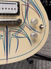 Asher Guitars 【中古特価市】 Electro Hawaiian Junior Lap Steel ''Mod.'' -White with Pinstripe- 2000年代頃製_9