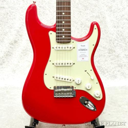 Fender Made In Japan Hybrid II Stratocaster -Modena Red/Rosewood-【JD26009490】【3.51kg】
