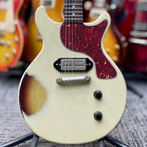 Rock'n Roll Relics Thunders Double Cut -Aged White over Burst- 2018年製【軽量3.05kg!】【Lollar Gold Foil P-90】