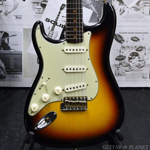 Fender Custom Shop Guitar Planet Exclusive 1960 Stratocaster Journeyman Relic Left Handed -Faded/Aged 3 Color Sunburst-