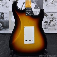 Fender Custom Shop Guitar Planet Exclusive 1960 Stratocaster Journeyman Relic Left Handed -Faded/Aged 3 Color Sunburst-_3