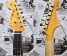 Fender Custom Shop Guitar Planet Exclusive 1960 Stratocaster Journeyman Relic Left Handed -Faded/Aged 3 Color Sunburst-_5