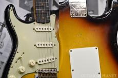 Fender Custom Shop Guitar Planet Exclusive 1960 Stratocaster Journeyman Relic Left Handed -Faded/Aged 3 Color Sunburst-_9