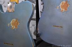 Fender Custom Shop 【サウンドメッセ出展品】MBS 1963 Telecaster Heavy Relic -Faded Lake Placid Blue- by Kyle Mcmillin_11