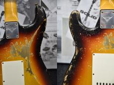Fender Custom Shop 【サウンドメッセ出展品】MBS 1964 Stratocaster Heavy Relic -3 Color Sunburst- by Austin Macnutt_10