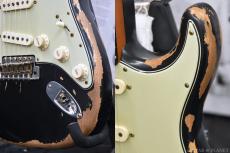 Fender Custom Shop 【サウンドメッセ出展品】MBS 1963 Stratocaster Super Heavy Relic -Black- by David Brown_9