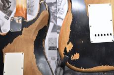Fender Custom Shop 【サウンドメッセ出展品】MBS 1963 Stratocaster Super Heavy Relic -Black- by David Brown_10