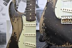 Fender Custom Shop MBS 1961 Stratocaster Heavy Relic -Black- by Dale Wilson_8