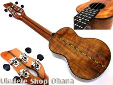 Juntla Works [000 051 SUK-KH]ソプラノ ロングネック カスタム ハワイアンカーリーコア 2007年/中古委託_2