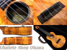 Juntla Works [000 051 SUK-KH]ソプラノ ロングネック カスタム ハワイアンカーリーコア 2007年/中古委託_4