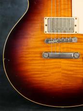 Gibson Custom Shop 1960 Les Paul Flametop Reissue Heritage Dark Burst_8