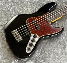 Fender Custom Shop Custom Built Custom Classic Jazz Bass V Journeyman Relic - Black -【4.44kg】