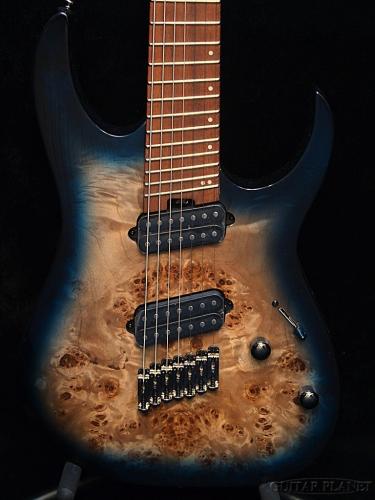 Ibanez RGMS7PB -CBS Cosmic Blue Starburst- 【7弦】【マルチスケール】【ファンフレット】