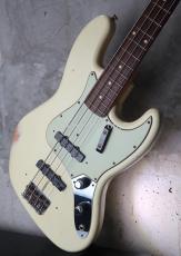 Fender Custom Shop  '60 Jazz Bass Relic / Aged Vintage White_3