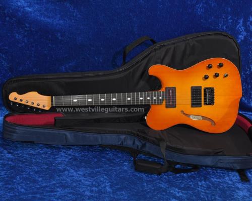 Westville Westel Semi-Hollow (Spruce top, Honduras Mahogany back / C8-AL4)