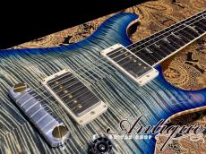 Paul Reed Smith [PRS] Modern Eagle Quatro 2010 Faded Blue Burst w/Dalbergia Rosewood Neck & FB 3.48kg EX++ "Killer Figured Top"_7