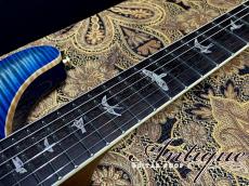 Paul Reed Smith [PRS] Modern Eagle Quatro 2010 Faded Blue Burst w/Dalbergia Rosewood Neck & FB 3.48kg EX++ "Killer Figured Top"_8