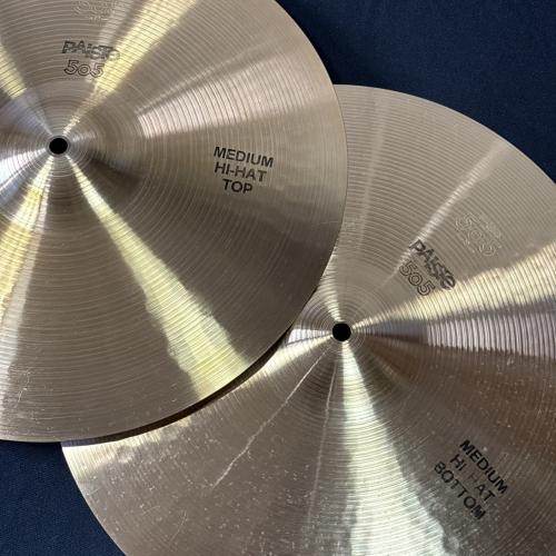 Paiste 505 Medium Hi-Hat 15" Pair