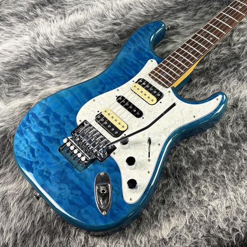 Fender Michiya Haruhata Stratocaster Caribbean Blue Transparent